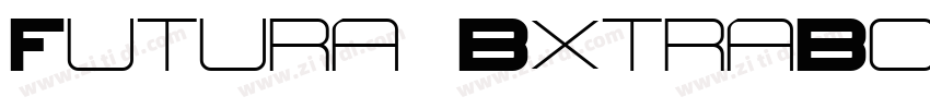 Futura BxtraBol字体转换